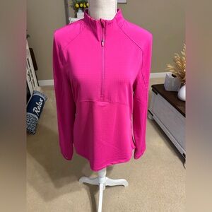 Spyder Bright Pink Quarter-Zip Pullover